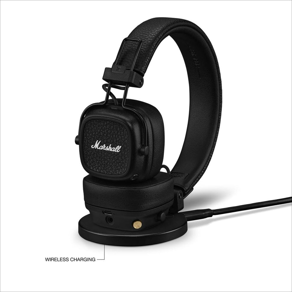 Marshall Major V Type C | Premium Wireless Headset with Bluetooth 5.3 | 7 Days Replacement Policy | 40mm Drivers, 20+ Hour Battery Life, Fast Charging, Dual Mic, Foldable Travel-Friendly Build, Premium Sound | iOS & Android | Cash On Delivery (COD)