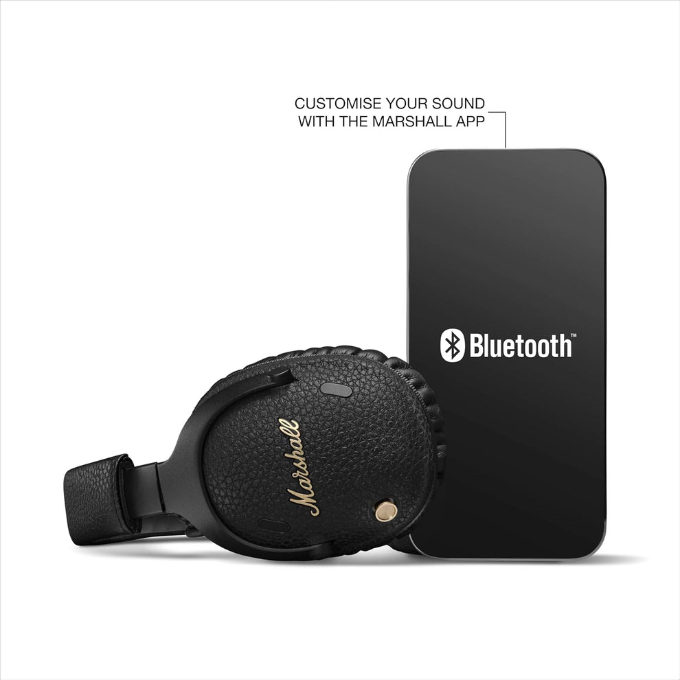 Marshall Monitor III Wireless Headset Type-C | 7 Days Replacement Policy | 25h Playtime | Advanced ANC + Transparency Mode | Dynamic Audio | Foldable Travel Design | Signature Sound | Comfortable Over-Ear Fit | Free Hard Carry Case | COD