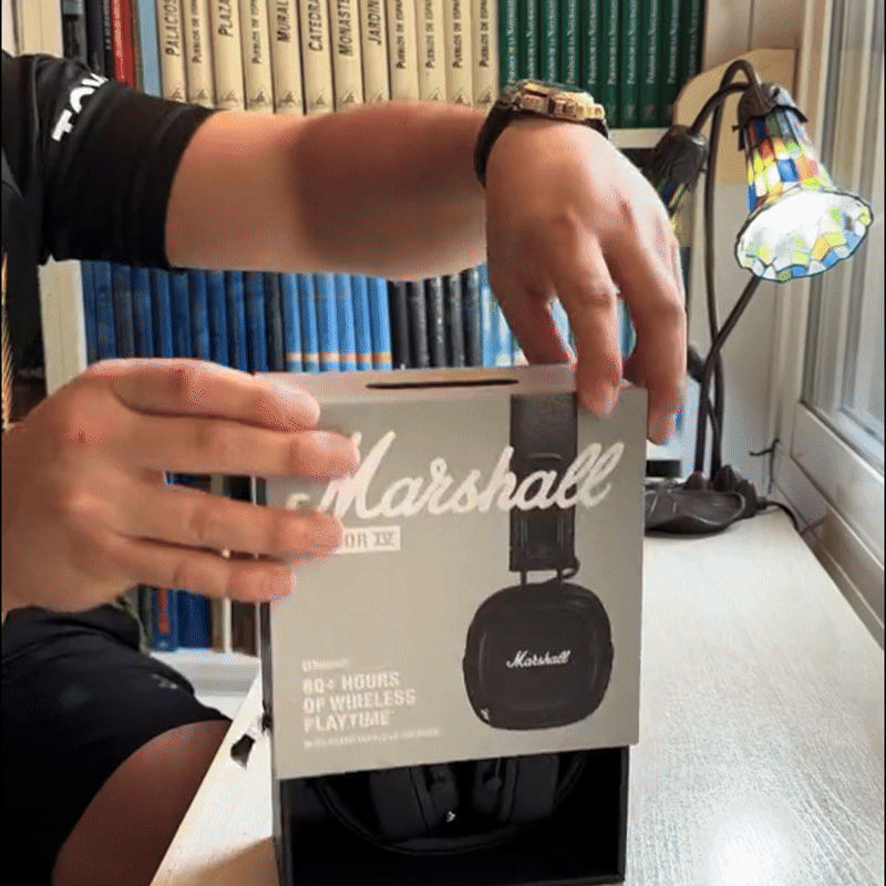 Marshall Major V Type C | Premium Wireless Headset with Bluetooth 5.3 | 7 Days Replacement Policy | 40mm Drivers, 20+ Hour Battery Life, Fast Charging, Dual Mic, Foldable Travel-Friendly Build, Premium Sound | iOS & Android | Cash On Delivery (COD)