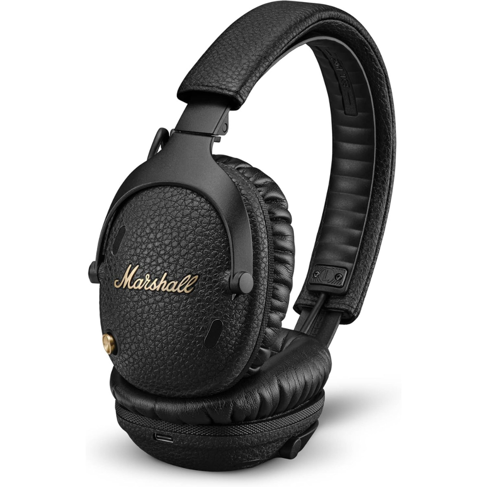 Marshall Monitor III Wireless Headset Type-C | 7 Days Replacement Policy | 25h Playtime | Advanced ANC + Transparency Mode | Dynamic Audio | Foldable Travel Design | Signature Sound | Comfortable Over-Ear Fit | Free Hard Carry Case | COD